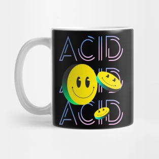 Techno Rave Acid Smile Party House Goa Trip Mug